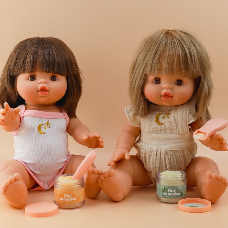 Tiny Tummies Apple Puree Food Jar and Spoon Set