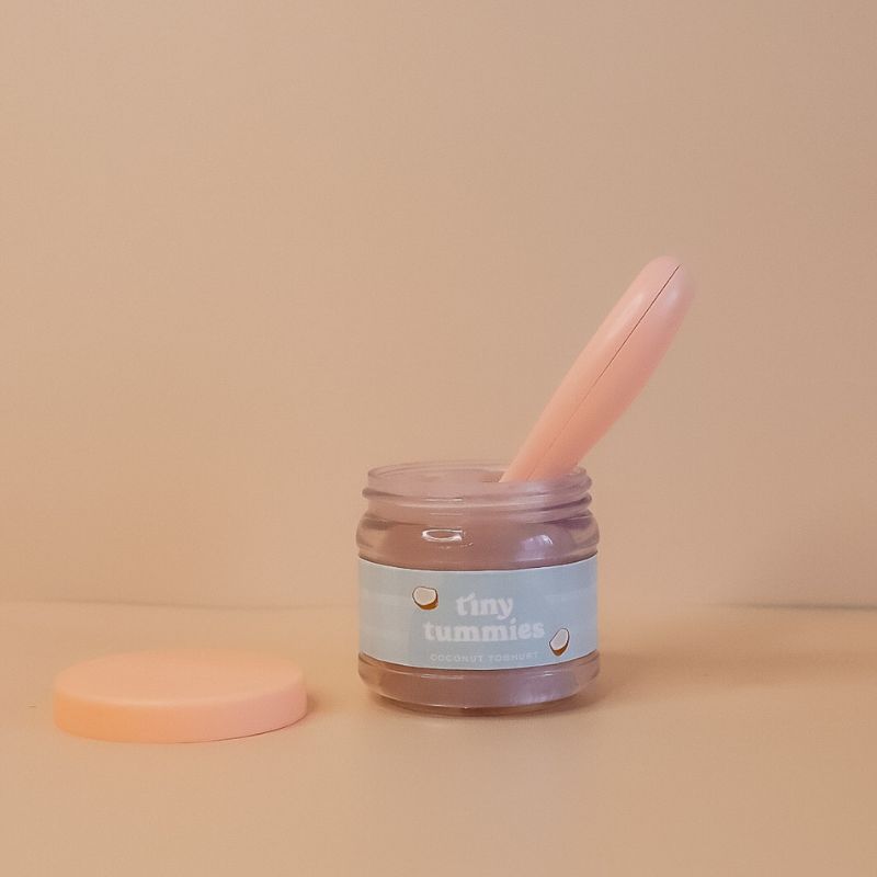 Tiny Tummies Coconut Yoghurt Food Jar and Spoon Set