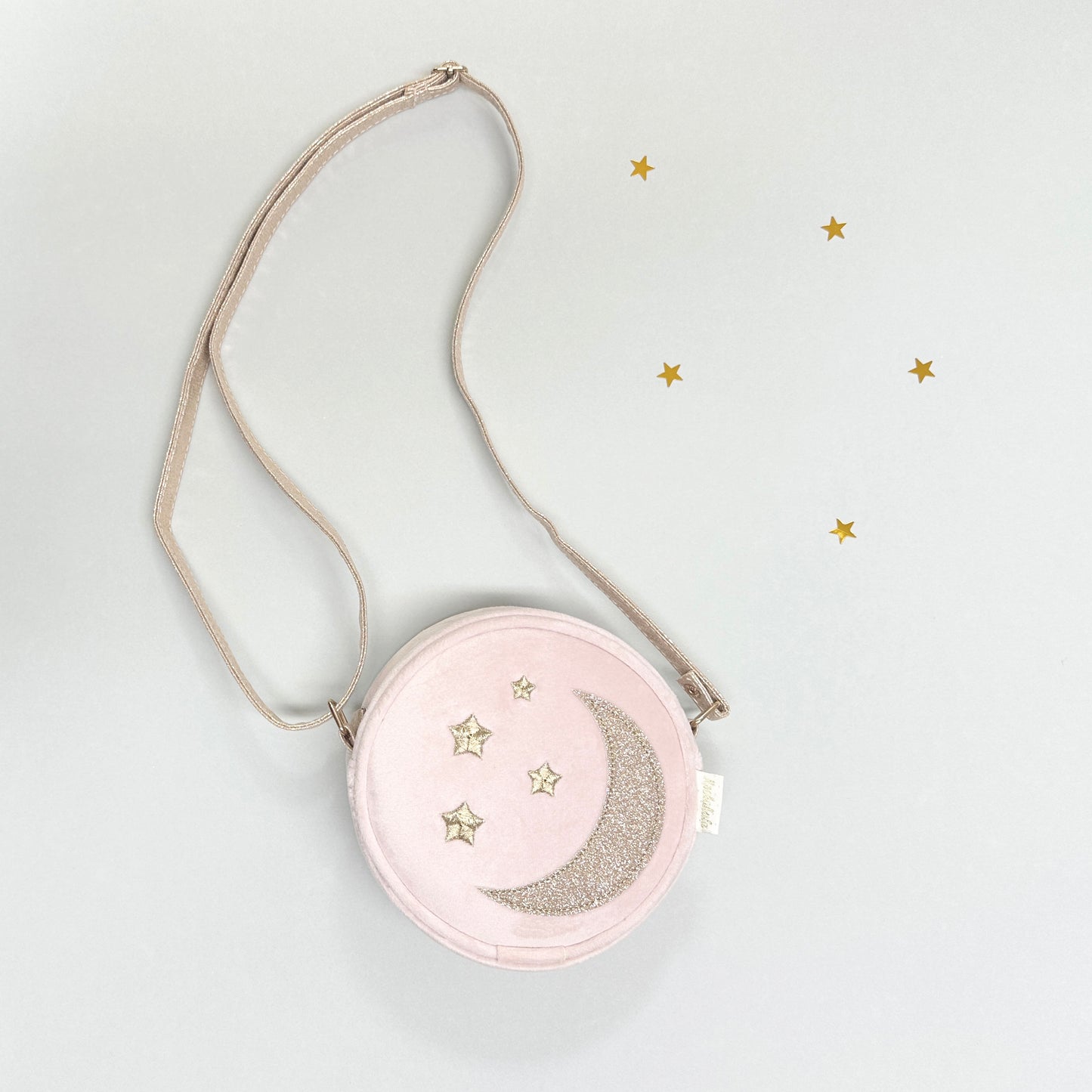 Moon and Stars Velvet Bag
