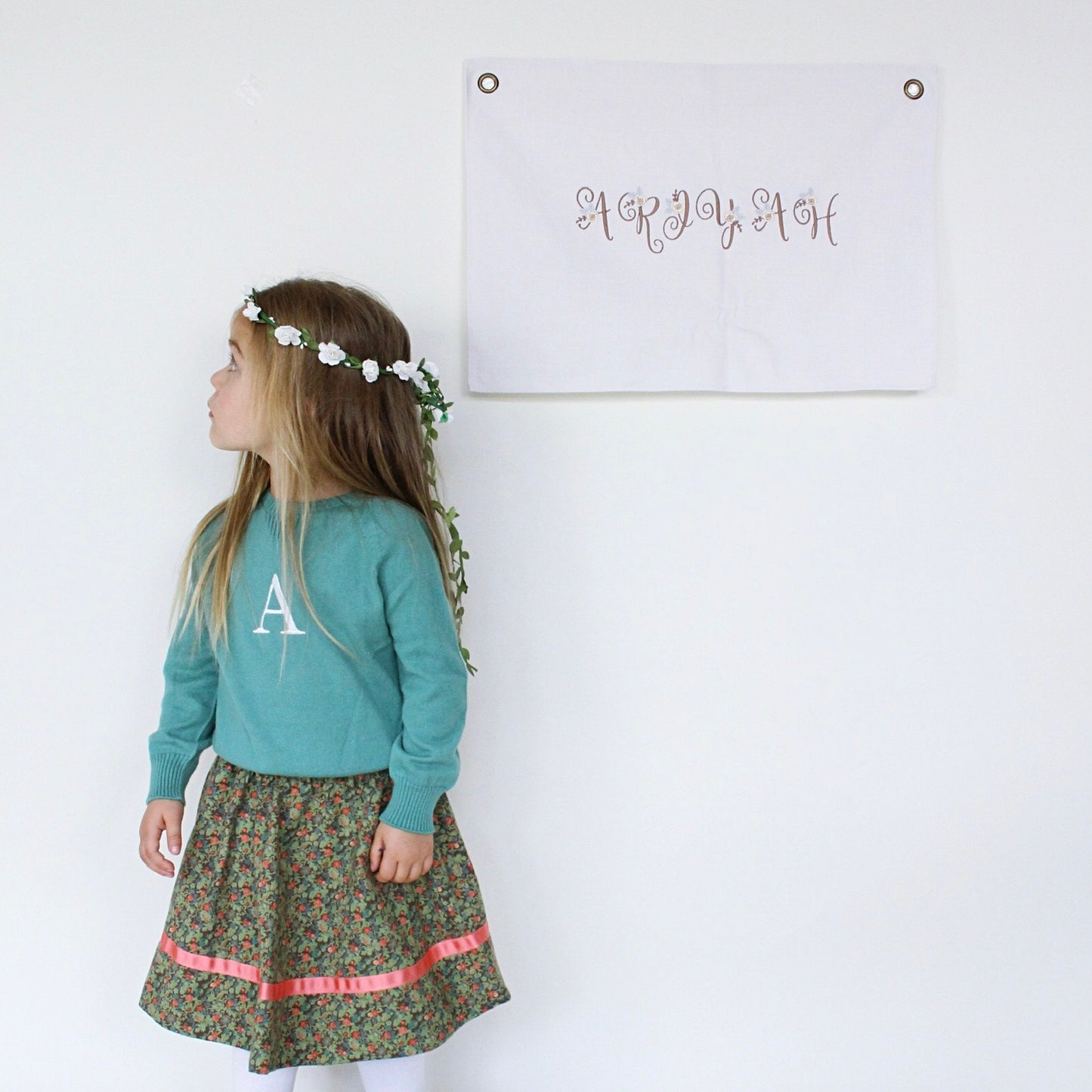 Embroidered Name Banner + Other Colours and Styles Available