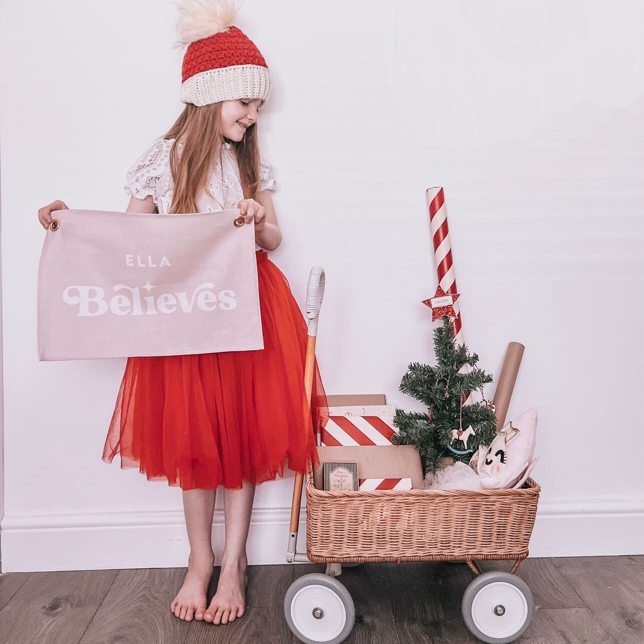 Believe Pink Personalised Banner