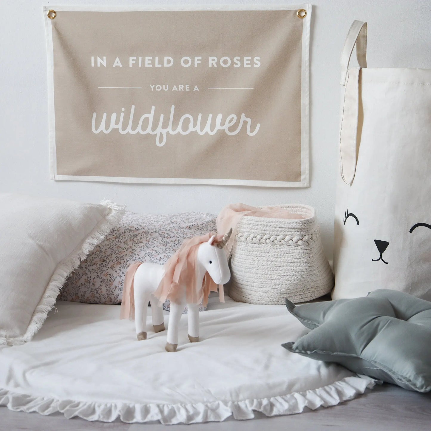 In a Field of Roses Banner