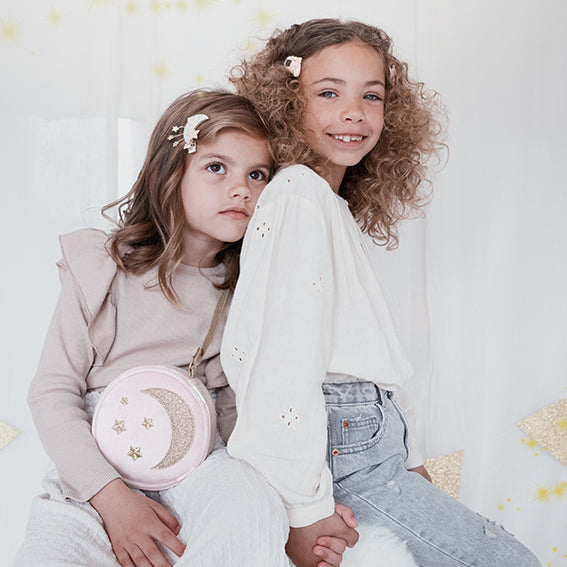 Moon and Stars Velvet Bag