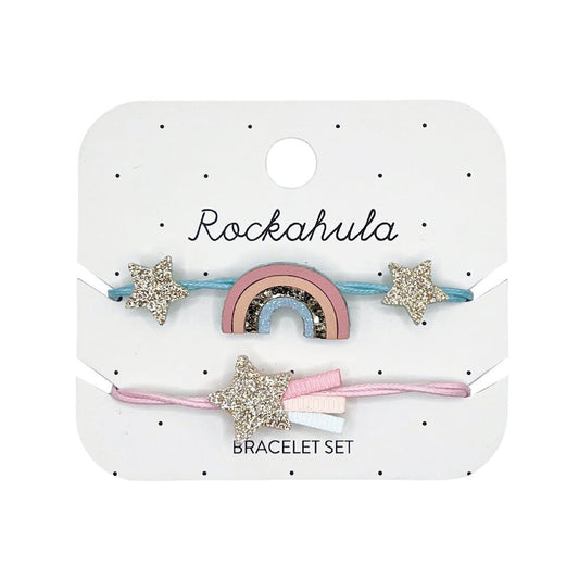 Shimmer Rainbow Bracelet Set